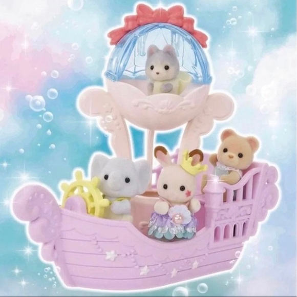 Calico Critters / Sylvanian Families Dream Series Mermaid Castle - Picture 7 of 12